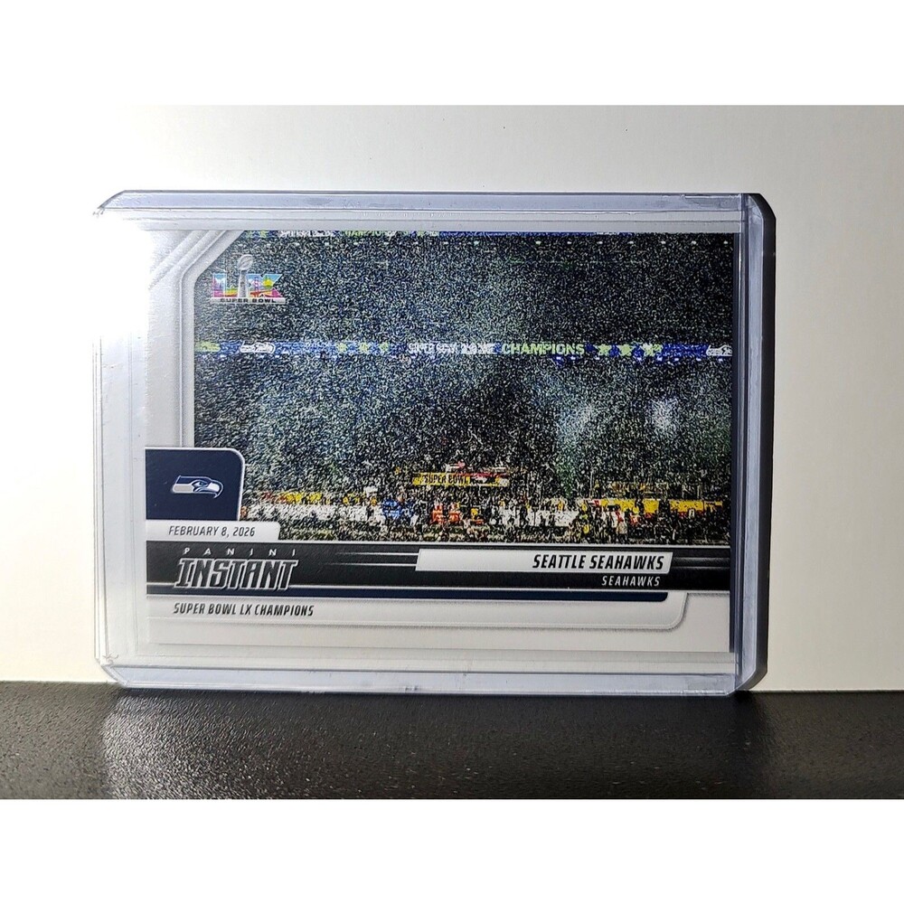 Seattle Seahawks 2026 Super Bowl LIX Champions Panini NFL #36 Football Card